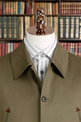 Men's Army Green Casual Jacket Made to Measure